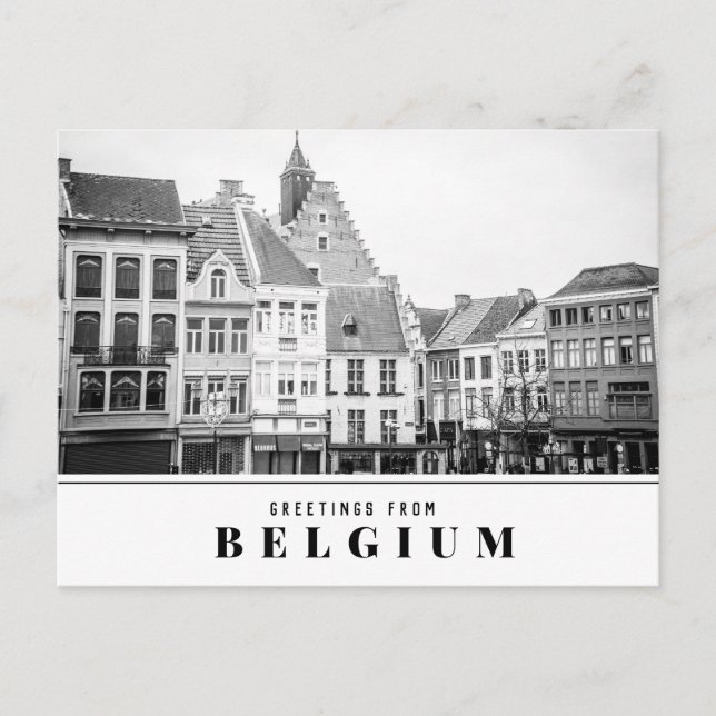 Grüße aus Belgien Postkarte (Vorderseite)