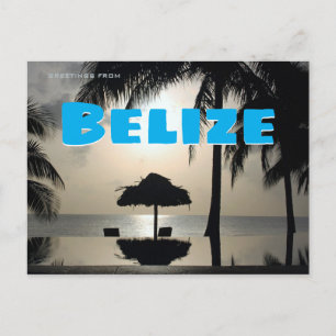 Grüße aus Belize Postkarte