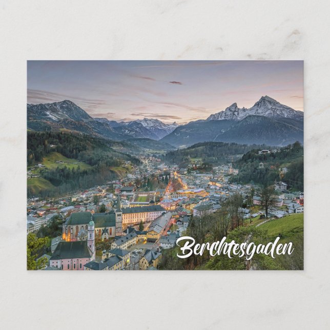 Grüße aus Berchtesgaden, Deutschland Postkarte (Vorderseite)