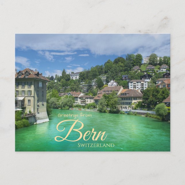 Grüße aus Bern Schweiz Postkarte (Vorderseite)