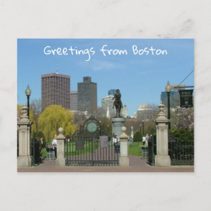 Grüße aus Boston Postkarte