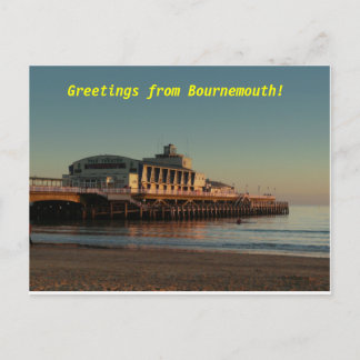 Grüße aus Bournemouth! Postkarte