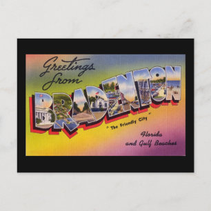 Grüße aus Bradenton Florida Postkarte