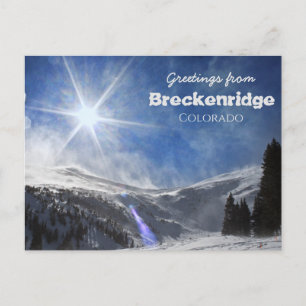 Grüße aus Breckenridge Colorado Landschaftlich Postkarte