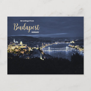 Grüße aus Budapest Ungarn Reise Postkarte