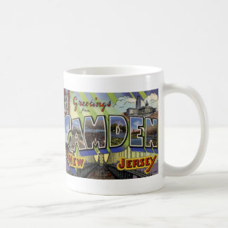 Grüße aus Camden, NJ Vintage Postkarten-Mug Tasse
