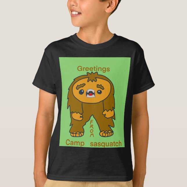 Grüße aus Camp sasquatch T-Shirt (Vorderseite)