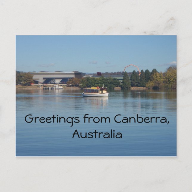 Grüße aus Canberra, Australien Postkarte (Vorderseite)