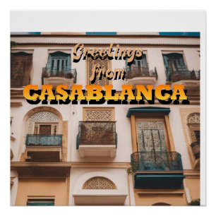 Grüße aus CASABLANCA Poster