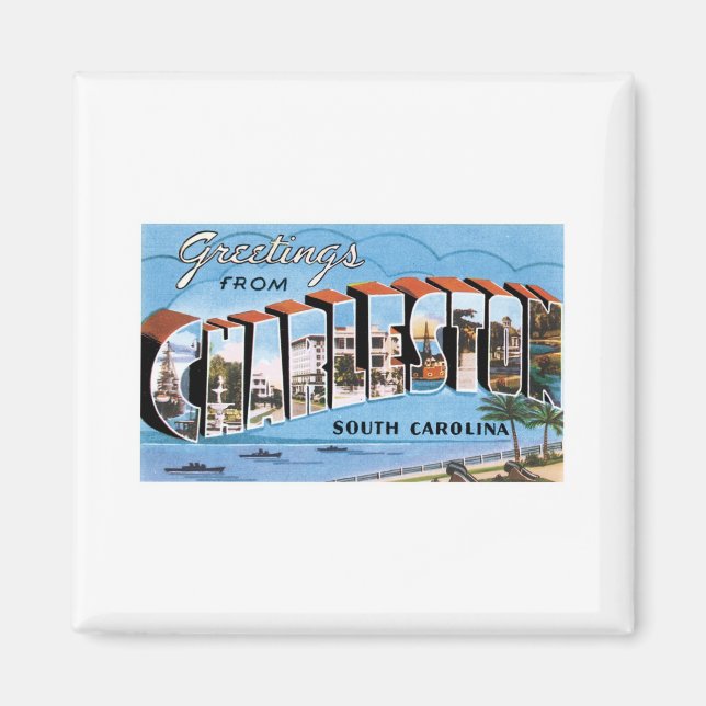 Grüße aus Charleston, SC Magnet (Vorne)