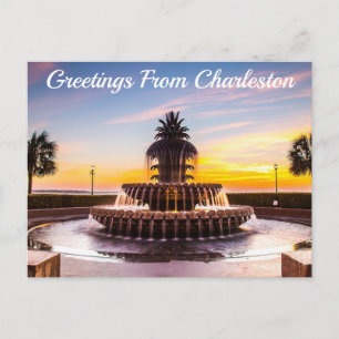 Grüße aus Charleston, South Carolina Postkarte