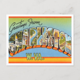 Grüße aus Charleston, West Virginia Reise Postkarte