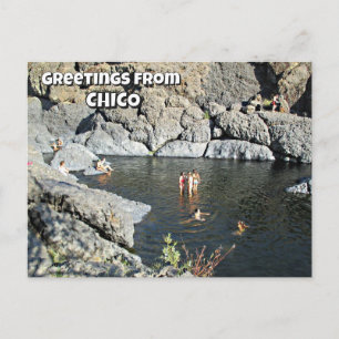 Grüße aus Chico (Sie können die Wörter ändern) Postkarte