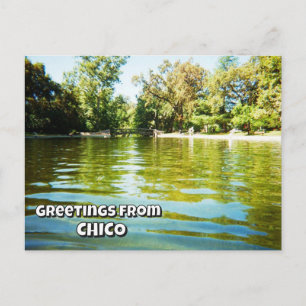 Grüße aus Chico (Sie können die Wörter ändern) Postkarte