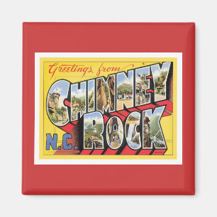 Grüße aus Chimney Rock North Carolina Magnet