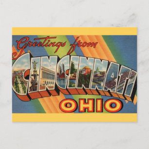 Grüße aus Cincinnati Ohio Postkarte