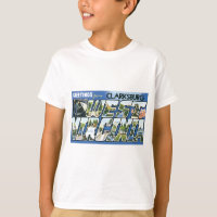 Grüße aus Clarksburg, West Virginia! Retro