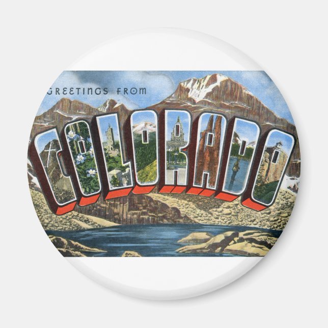 Grüße aus Colorado Magnet (Vorne)