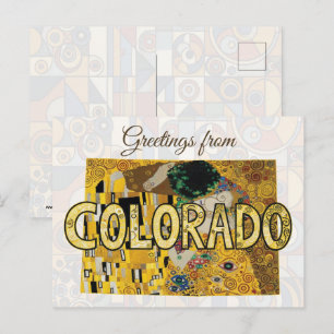 Grüße aus Colorado Postkarte