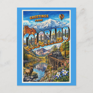 Grüße aus Colorado Postkarte