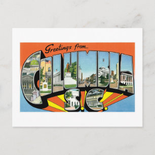 Grüße aus Columbia, SC Postkarte