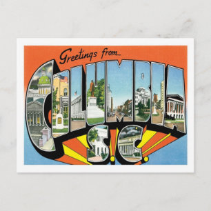 Grüße aus Columbia South Carolina US Stadt Postkarte