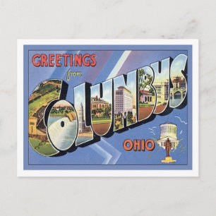 Grüße aus Columbus Ohio Postkarte