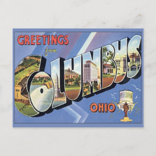 Grüße aus Columbus Ohio Postkarte