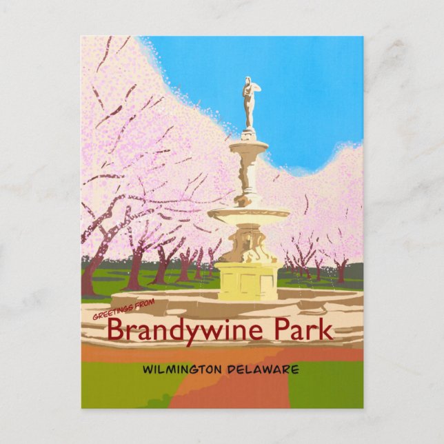 Grüße aus dem Brandywine Park Postkarte (Vorderseite)