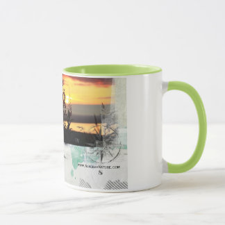 Grüße aus dem Fluss Eagle, Alaska Tasse
