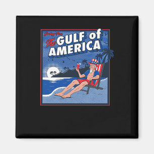 Grüße aus dem Golf von Amerika Magnet