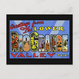 Grüße aus dem Lower Rio Grande Valley Texas Postkarte