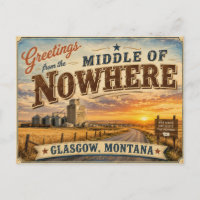 Grüße aus dem Nirgendwo Glasgow Mt.