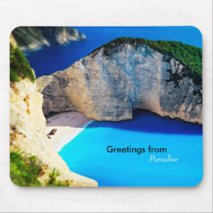 Grüße aus dem Paradies Mousepad