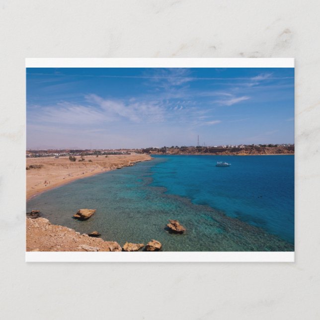 Grüße aus dem Roten Meer, Sharm el Sheikh, Ägypten Postkarte (Vorderseite)
