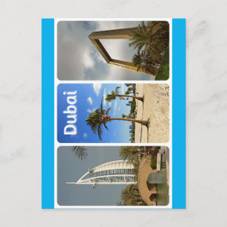 Grüße aus dem sonnigen Dubai Postkarte