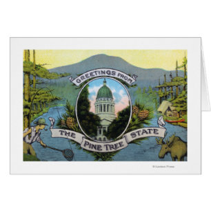 Grüße aus dem Staat Pine Tree, Landschaftlich