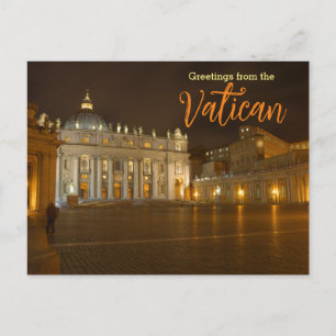 Grüße aus dem Vatikan Italien Reise Postkarte