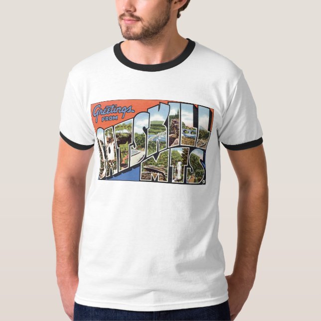 Grüße aus den Catskill Mountains T-Shirt (Vorderseite)