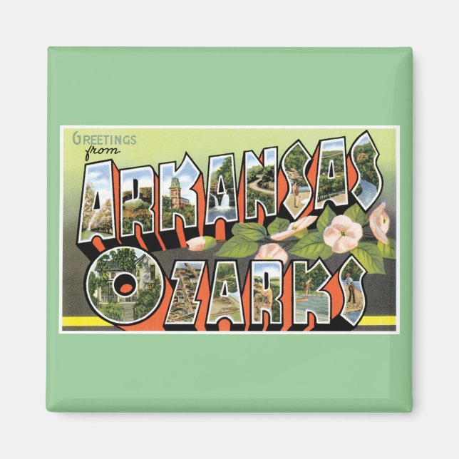 Grüße aus den Ozarks! Magnet (Vorne)