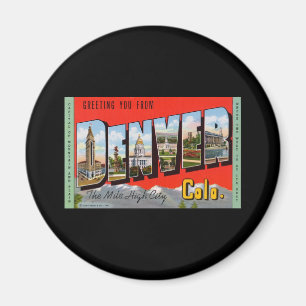 Grüße aus Denver Colordao Magnet