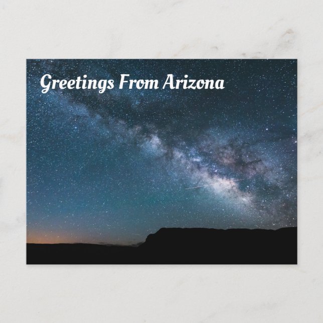 Grüße aus der Astronomie von Arizona Postkarte (Vorderseite)