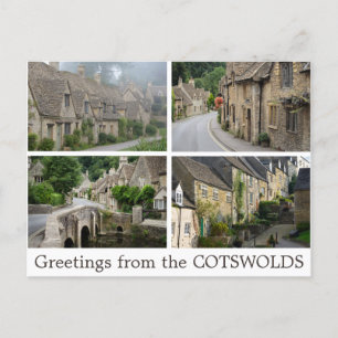 Grüße aus der Cotswolds-Postkarte Postkarte
