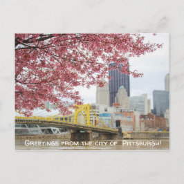 Grüße aus der Stadt Pittsburgh! Postkarte