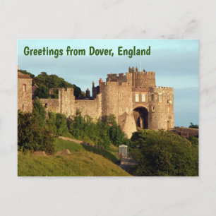 Grüße aus Dover, England, 3 Postkarte