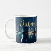 Grüße aus Dubai City Kaffee Tasse Landschaftlich