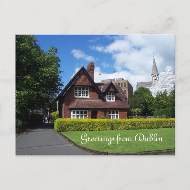 Grüße aus Dublin Postkarte (Vorderseite)