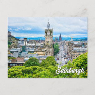 Grüße aus Edinburgh, Schottland, Vereinigtes König Postkarte
