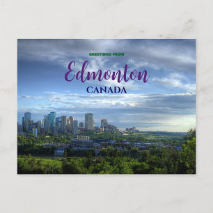 Grüße aus Edmonton Kanada Panoramapostkarte Postkarte