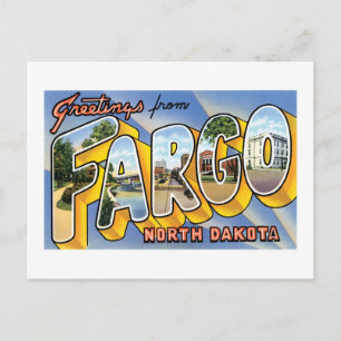 Grüße aus Fargo, North Dakota! Postkarte